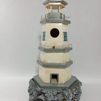 faro para sujetar puertas tiene base pesada y una cuña
