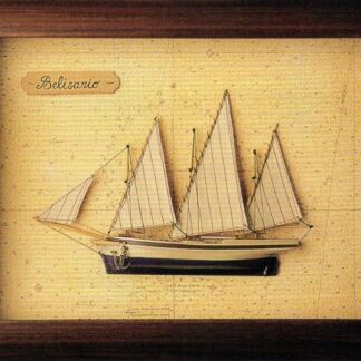 Cuadro replica velero Belisario