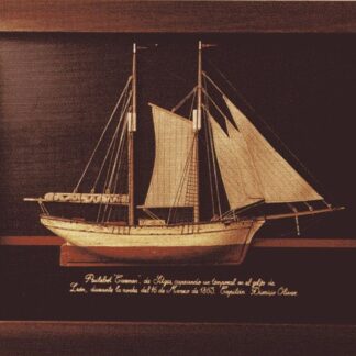 Cuadro replica barco velero Carmen