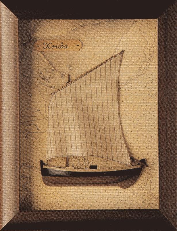 Cuadro replica velero Xouba