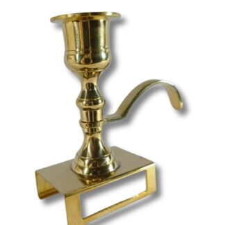 candelero porta cerillos en latón