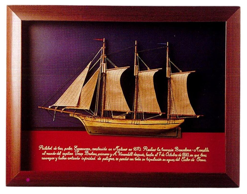 cuadro barco velas esperanza