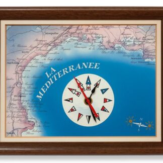 cuadro mapa reloj