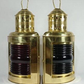lamparas nauticas laton babor estribor esquineras