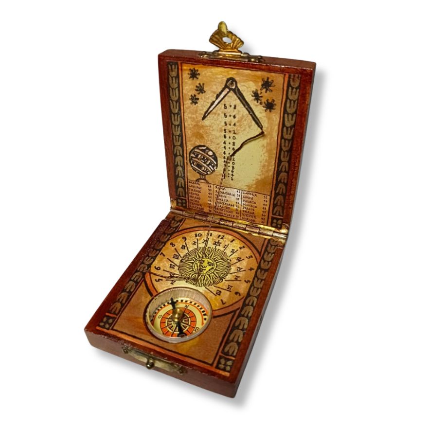 reloj solar cafe portatil